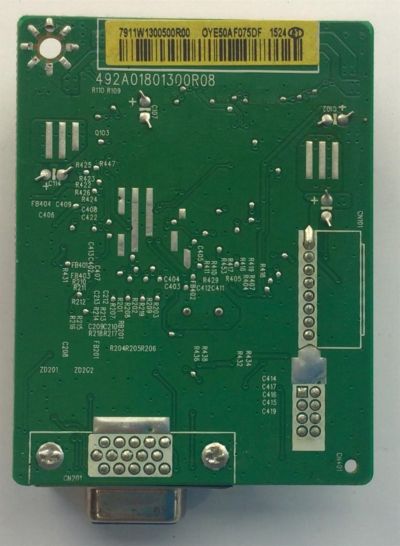 MAIN PARA MONITOR HP / NUMERO DE PARTE 7911W1300500R00 / 492A01801300R08 / OIE50AF075DF / PANEL M195FGE-L23 / MODELO HSTND HP V201  -3921-F - Imagen 3